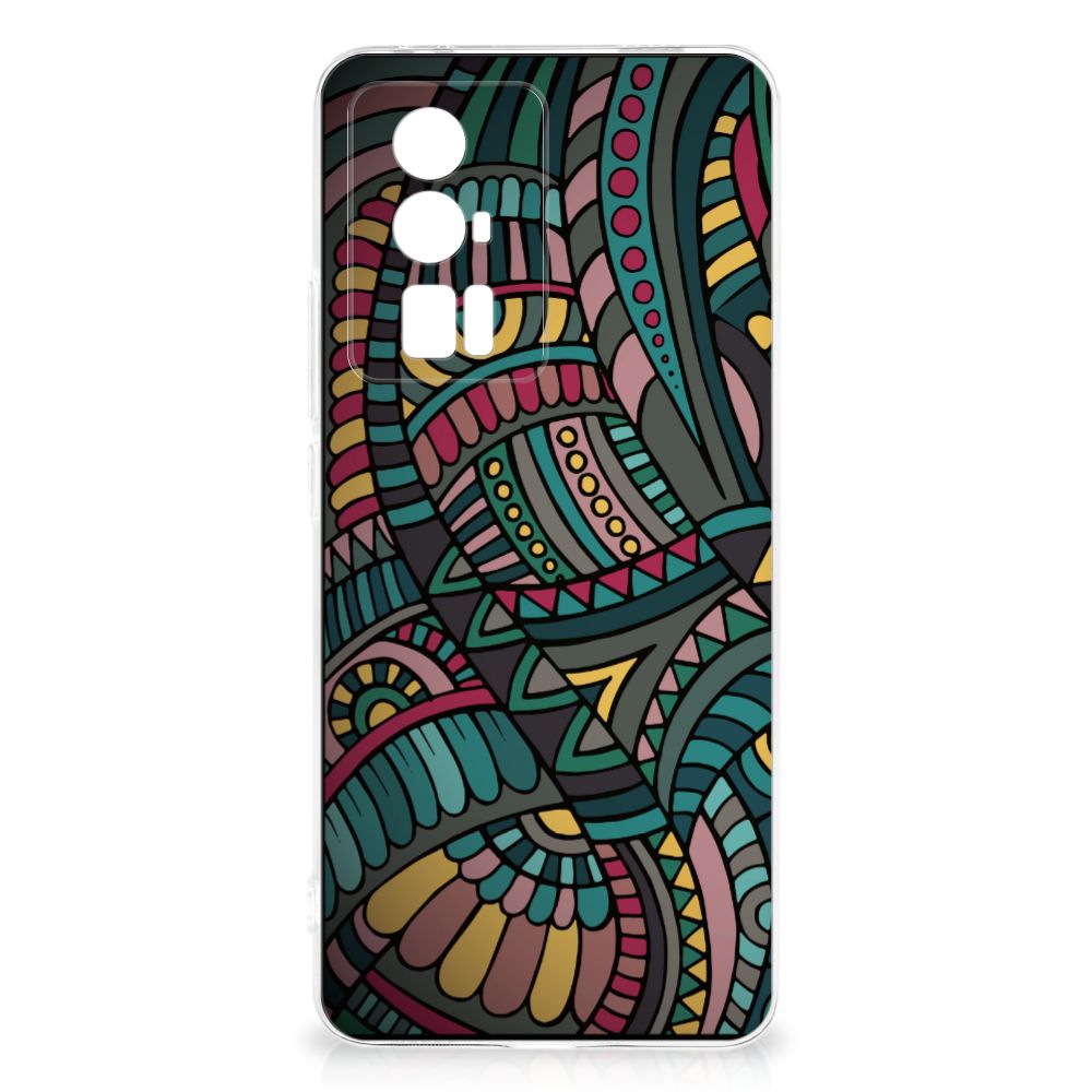 Xiaomi Poco F5 Pro TPU bumper Aztec achterkant design