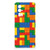 Xiaomi Poco F5 Pro TPU bumper Blokken Lego design hoesje achteraanzicht