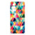 Xiaomi Poco F5 Pro TPU bumper Geruit kleurrijk driehoekjes achterkant