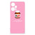 Xiaomi Poco F5 Siliconen Case Nut Boyfriend roze ontwerp achterzijde chocoladepasta