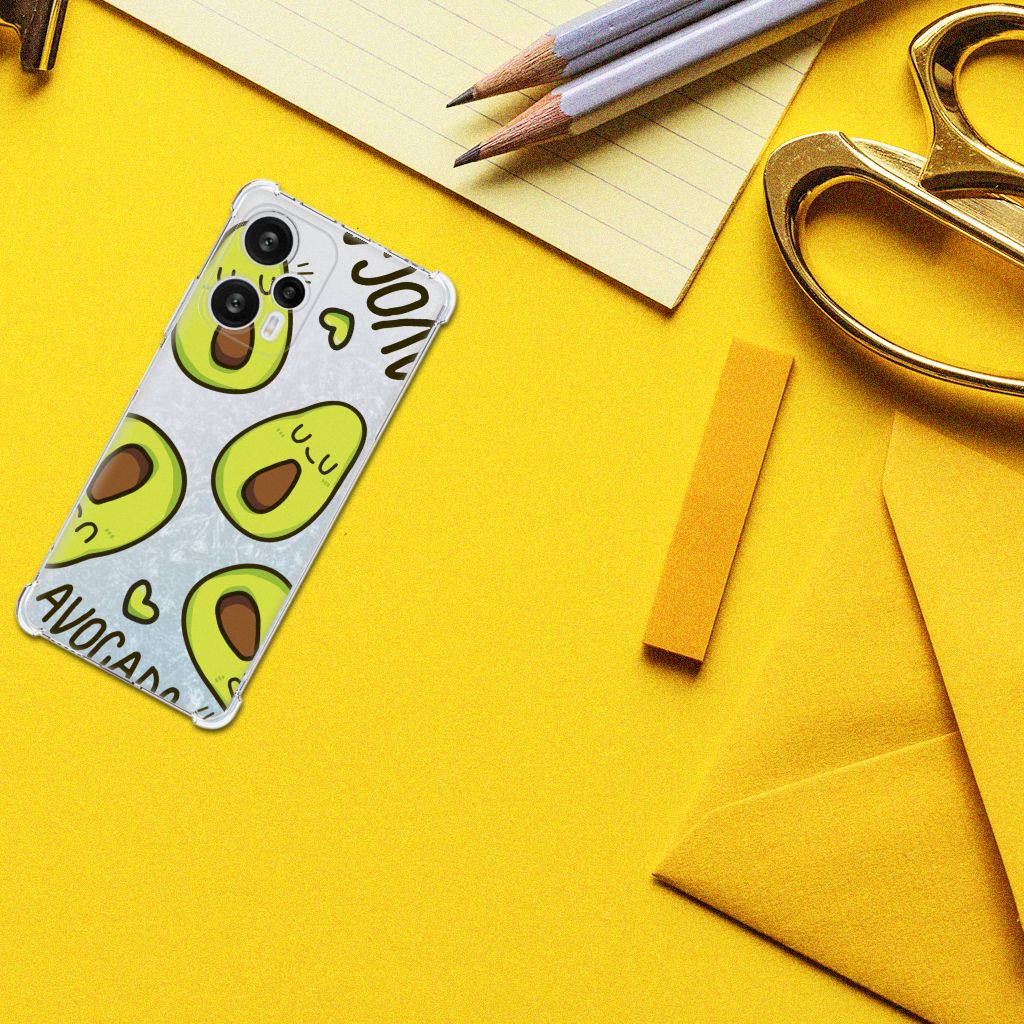 Xiaomi Poco F5 Stevig Bumper Hoesje Avocado Singing B2C Telecom