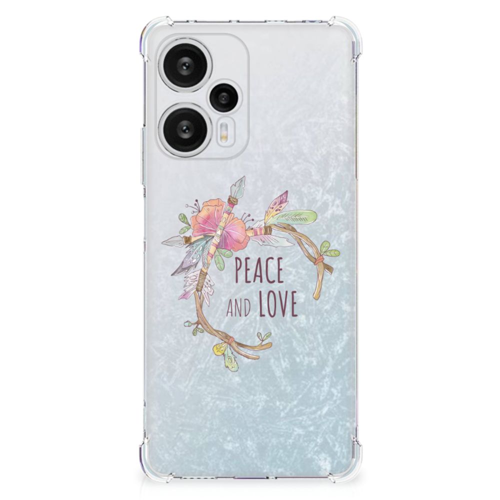 Xiaomi Poco F5 Stevig Bumper Hoesje Boho Text B2C Telecom
