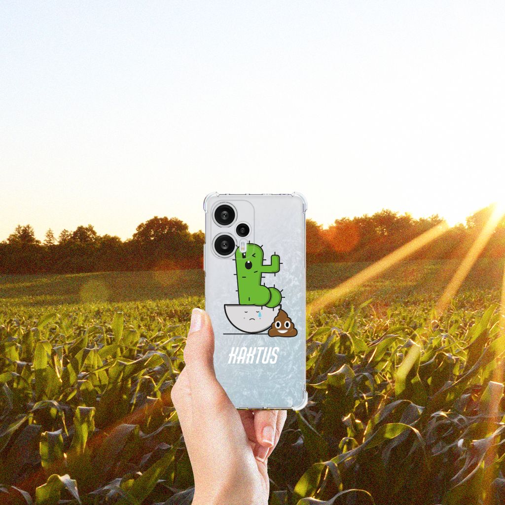 Xiaomi Poco F5 Stevig Bumper Hoesje Cactus Poo B2C Telecom