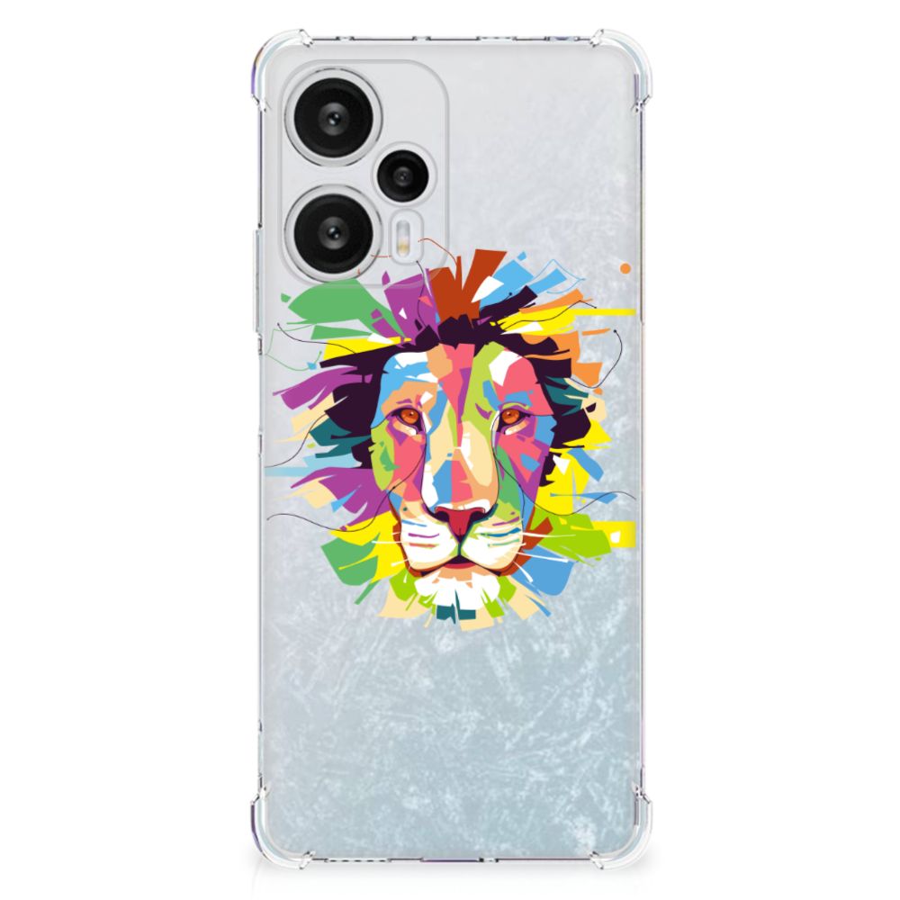 Xiaomi Poco F5 Stevig Bumper Hoesje Lion Color B2C Telecom
