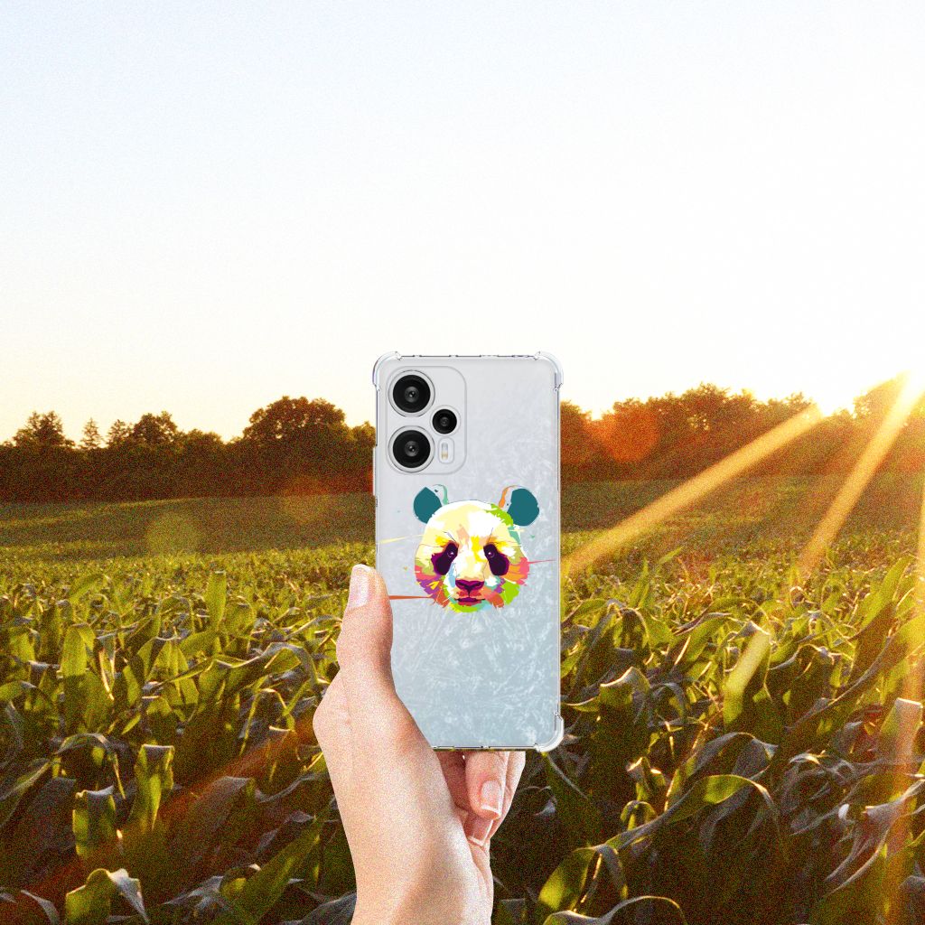 Xiaomi Poco F5 Stevig Bumper Hoesje Panda Color B2C Telecom