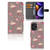 Xiaomi Poco F5 Telefoonhoesje met Pasjes Flamingo hoesje flamingo design schuin aanzicht binnenkant