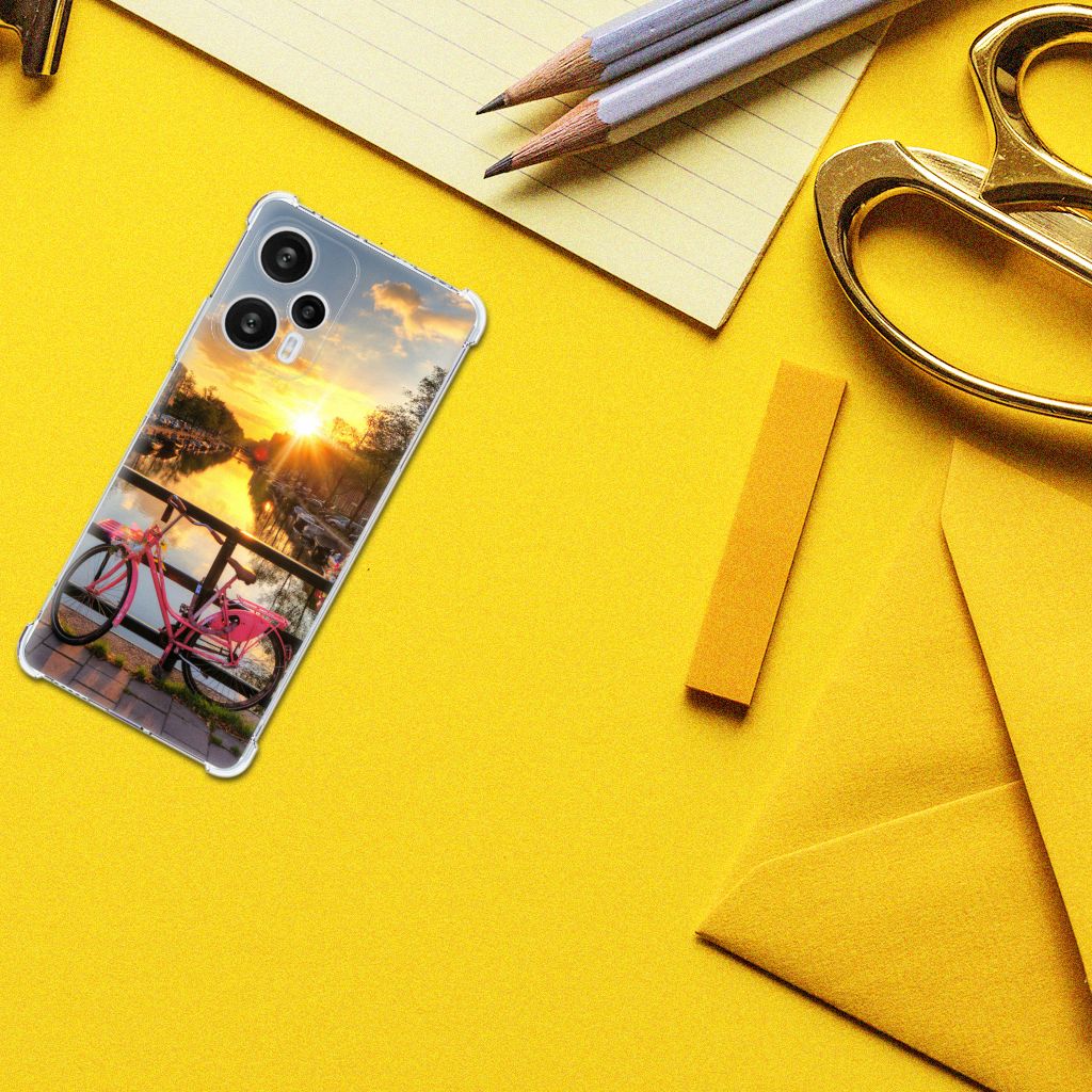 Xiaomi Poco F5 Telefoonhoesje met valbescherming Amsterdamse Grachten B2C Telecom