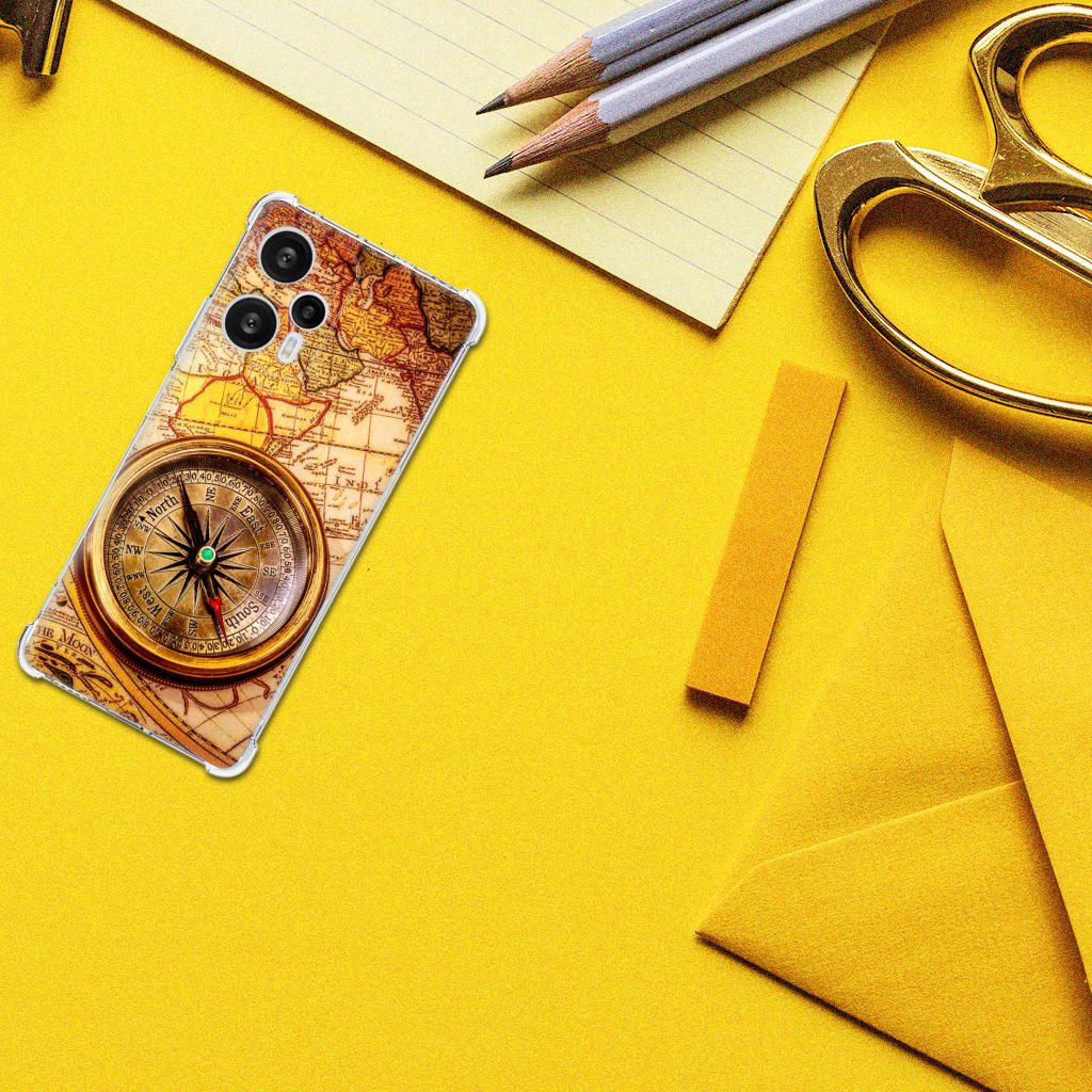 Xiaomi Poco F5 Telefoonhoesje met valbescherming Kompas B2C Telecom