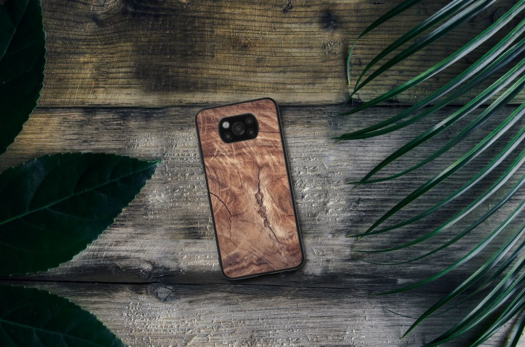 Xiaomi Poco X3 | X3 Pro Houten Print Telefoonhoesje Tree Trunk B2C Telecom