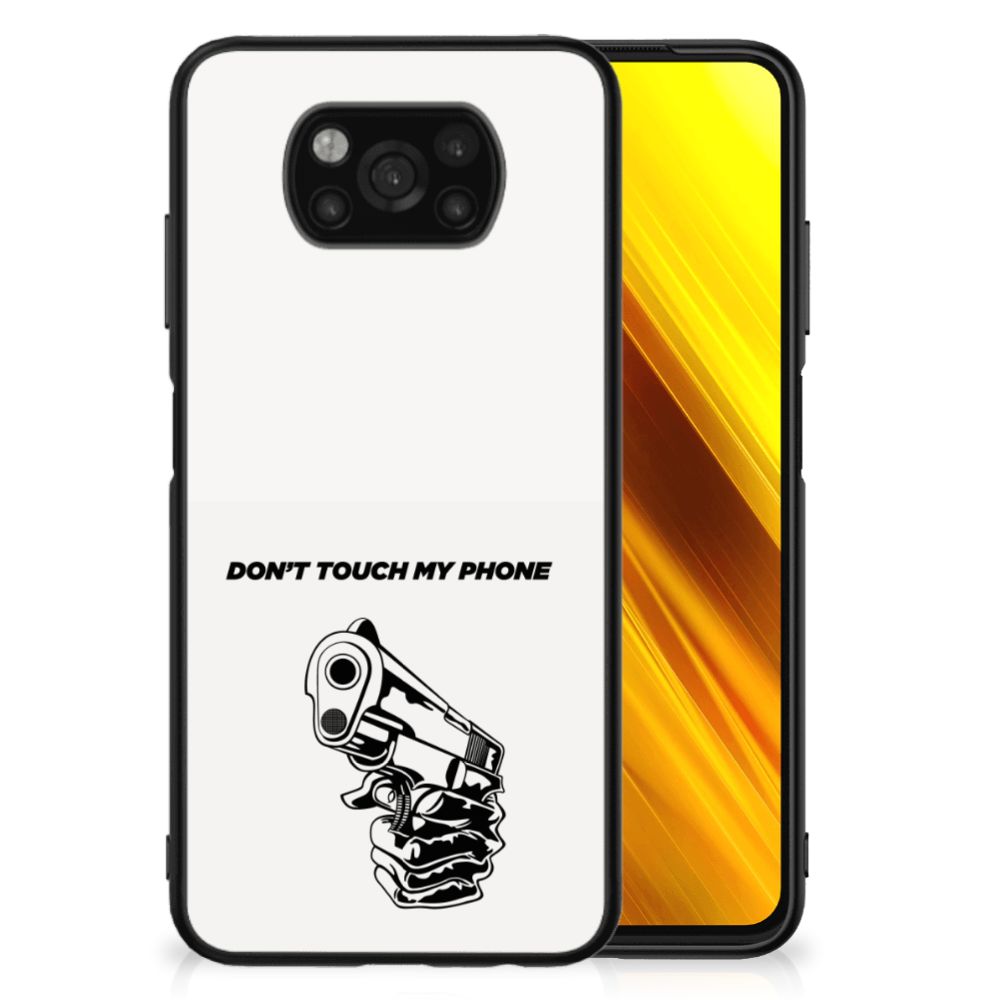 Xiaomi Poco X3 | X3 Pro Telefoon Hoesje Gun Don't Touch My Phone B2C Telecom