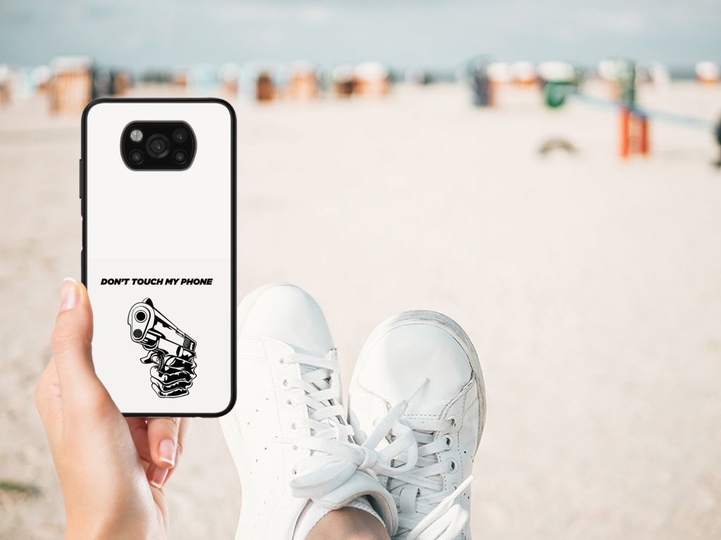 Xiaomi Poco X3 | X3 Pro Telefoon Hoesje Gun Don't Touch My Phone B2C Telecom