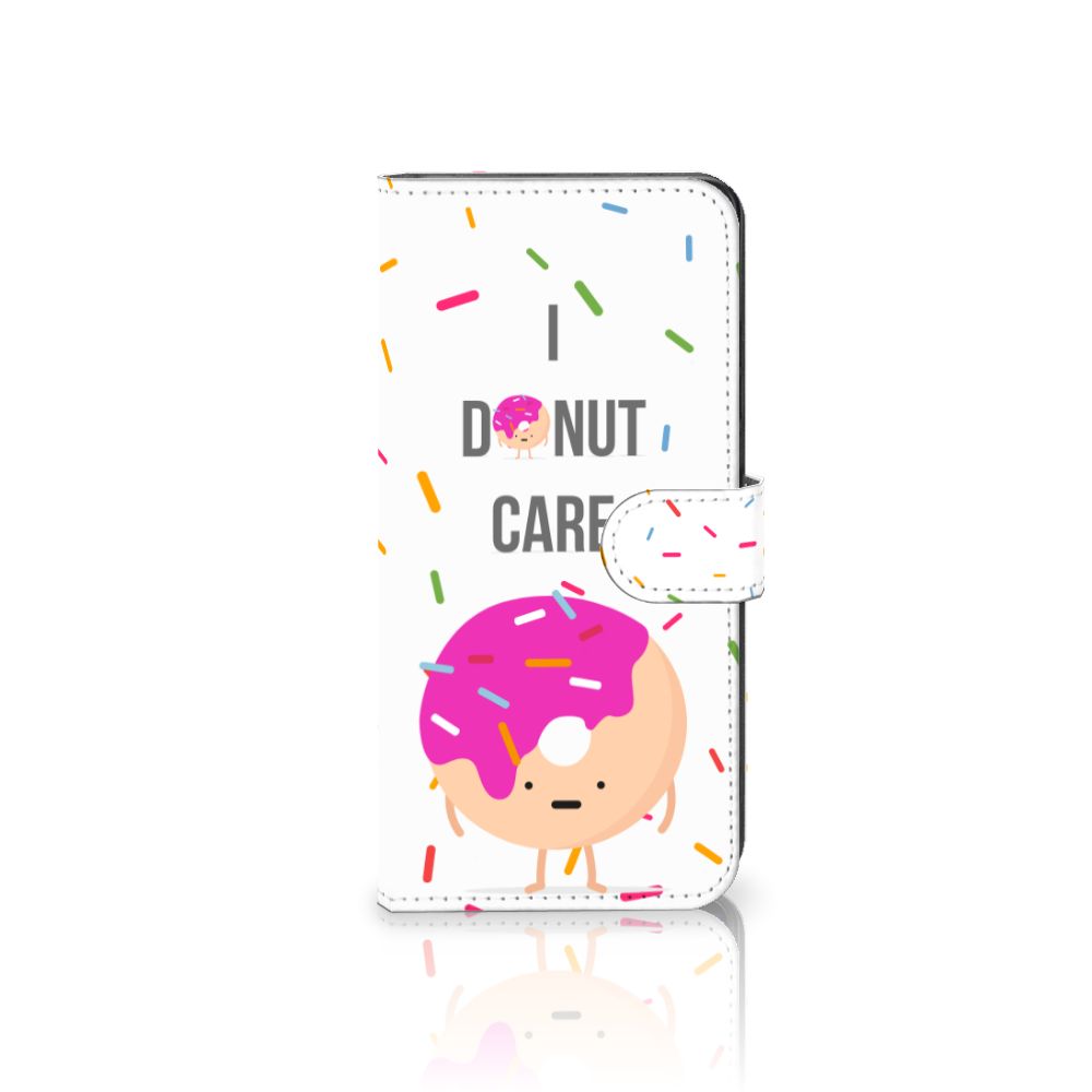 Xiaomi Poco X5 Pro Note 12 Pro 5G Book Cover Donut Roze design hoesje voorzijde