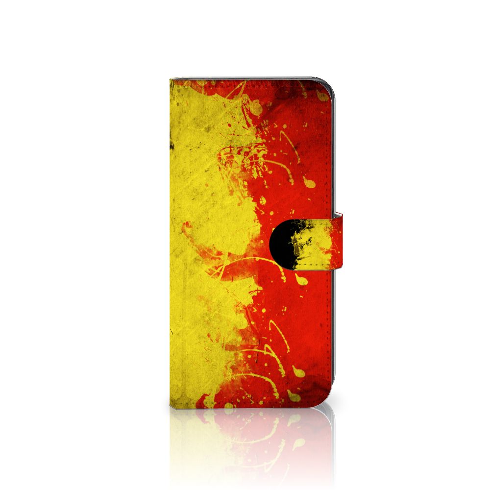 Xiaomi Poco X5 Pro | Note 12 Pro 5G Bookstyle Case België design hoesje Belgische kleuren aanzicht