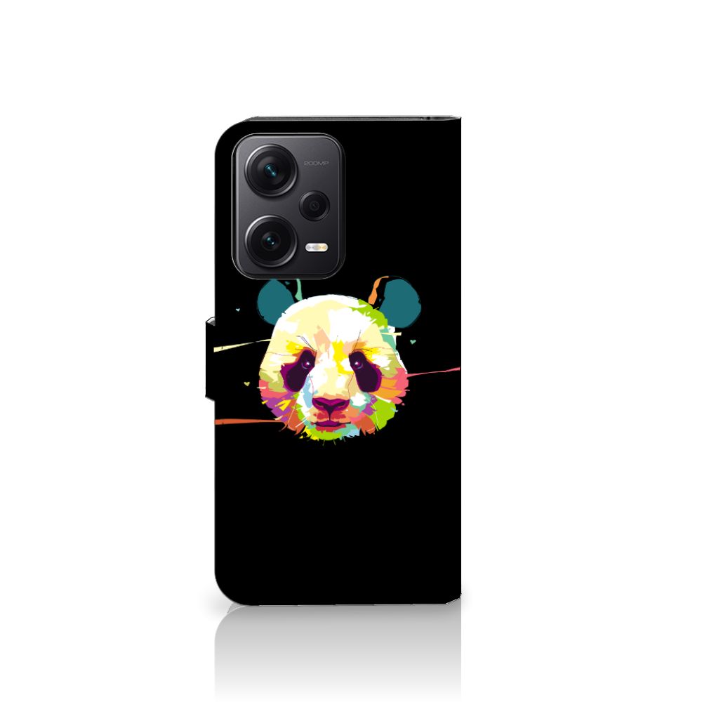 Xiaomi Poco X5 Pro | Note 12 Pro 5G Leuk Hoesje Panda Color hoesje panda kleur ontwerp voorkant