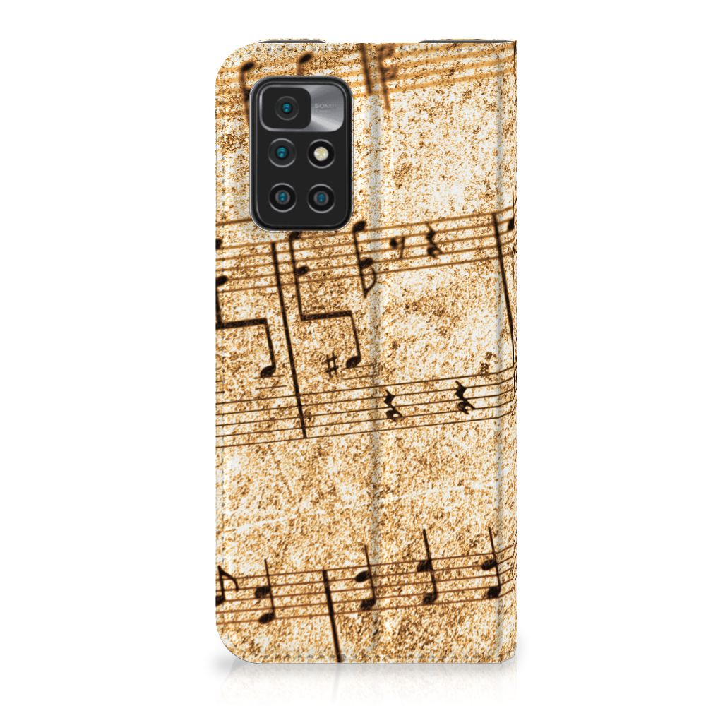 Xiaomi Redmi 10 Stand Case Bladmuziek - B2C Telecom