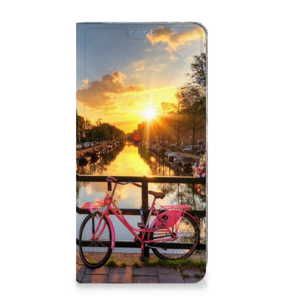 Xiaomi Redmi 12 4G Book Cover Amsterdamse Grachten design Amsterdamse grachten aanzicht
