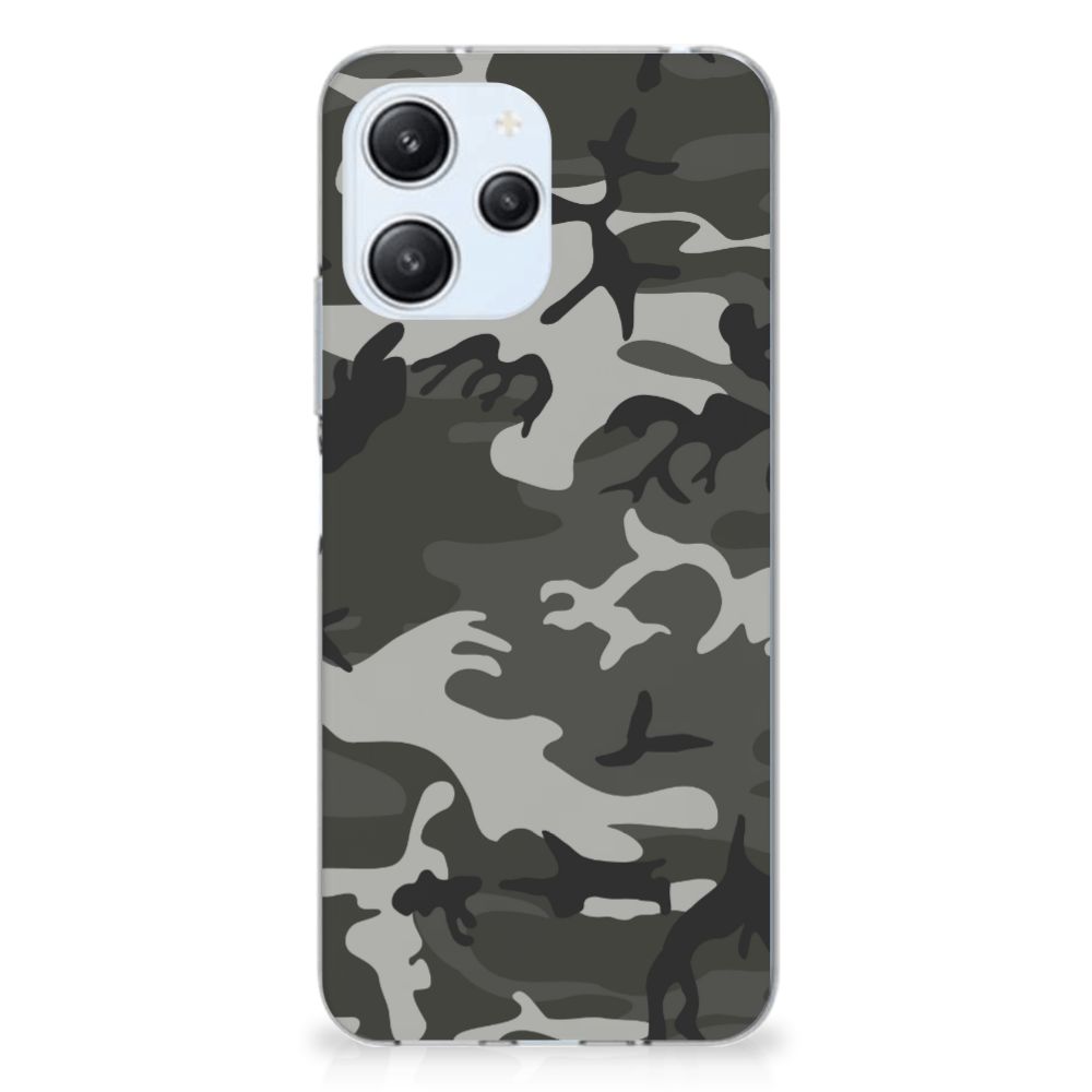 Xiaomi Redmi 12 4G TPU bumper Army Light camouflage print achterkant