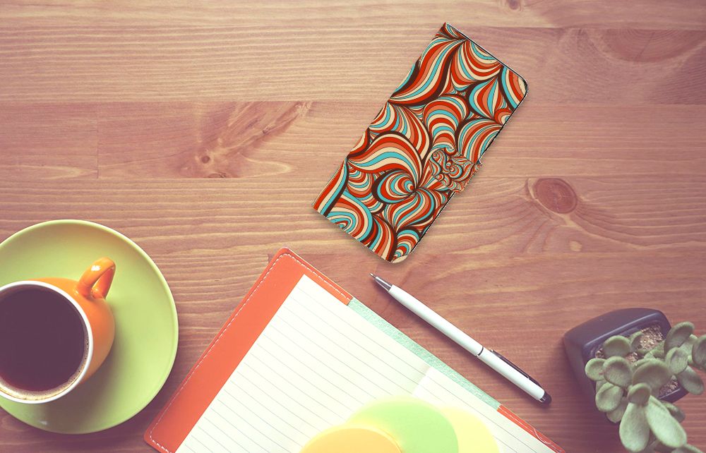 Xiaomi Redmi 12 Hoesje Retro met kunstzinnige druk in felle kleuren, perfecte bescherming en uitstraling.