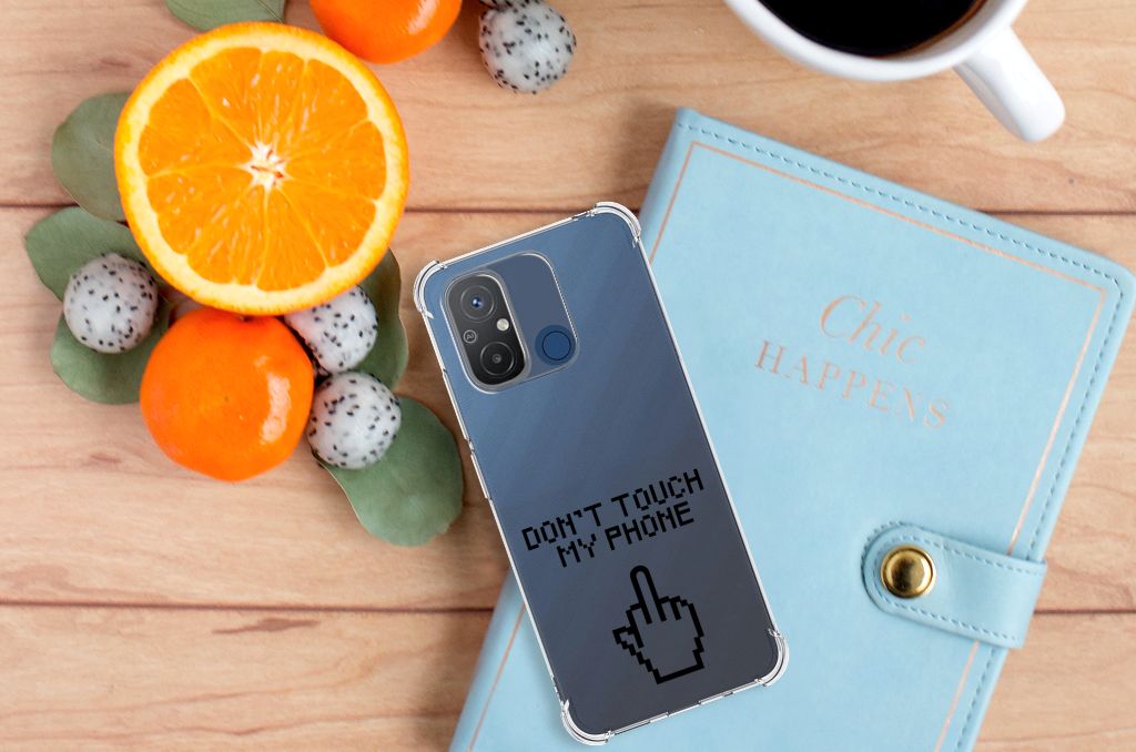 Xiaomi Redmi 12C Anti Shock Case Finger Don't Touch My Phone B2C Telecom