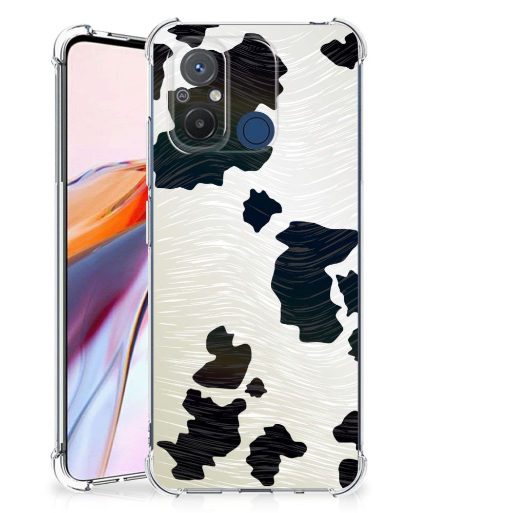 Xiaomi Redmi 12C Case Anti-shock Koeienvlekken achteraanzicht