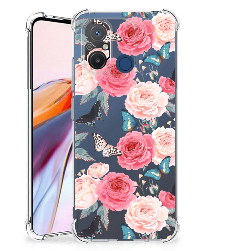 Xiaomi Redmi 12C Case Butterfly Roses B2C Telecom