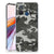 Xiaomi Redmi 12C Doorzichtige Silicone Hoesje Army Light camouflage design aanzicht