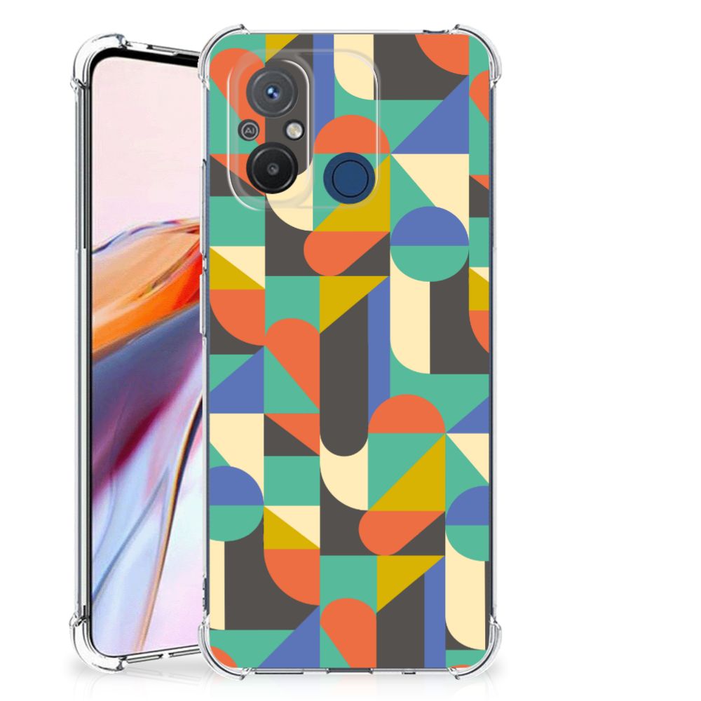Xiaomi Redmi 12C Doorzichtige Silicone Hoesje Funky Retro B2C Telecom