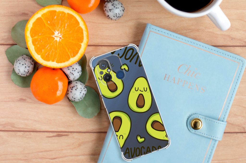 Xiaomi Redmi 12C Stevig Bumper Hoesje Avocado Singing B2C Telecom