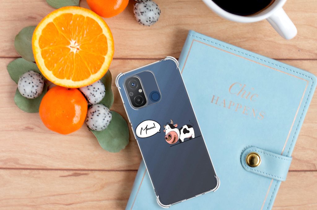 Xiaomi Redmi 12C Stevig Bumper Hoesje Cow B2C Telecom