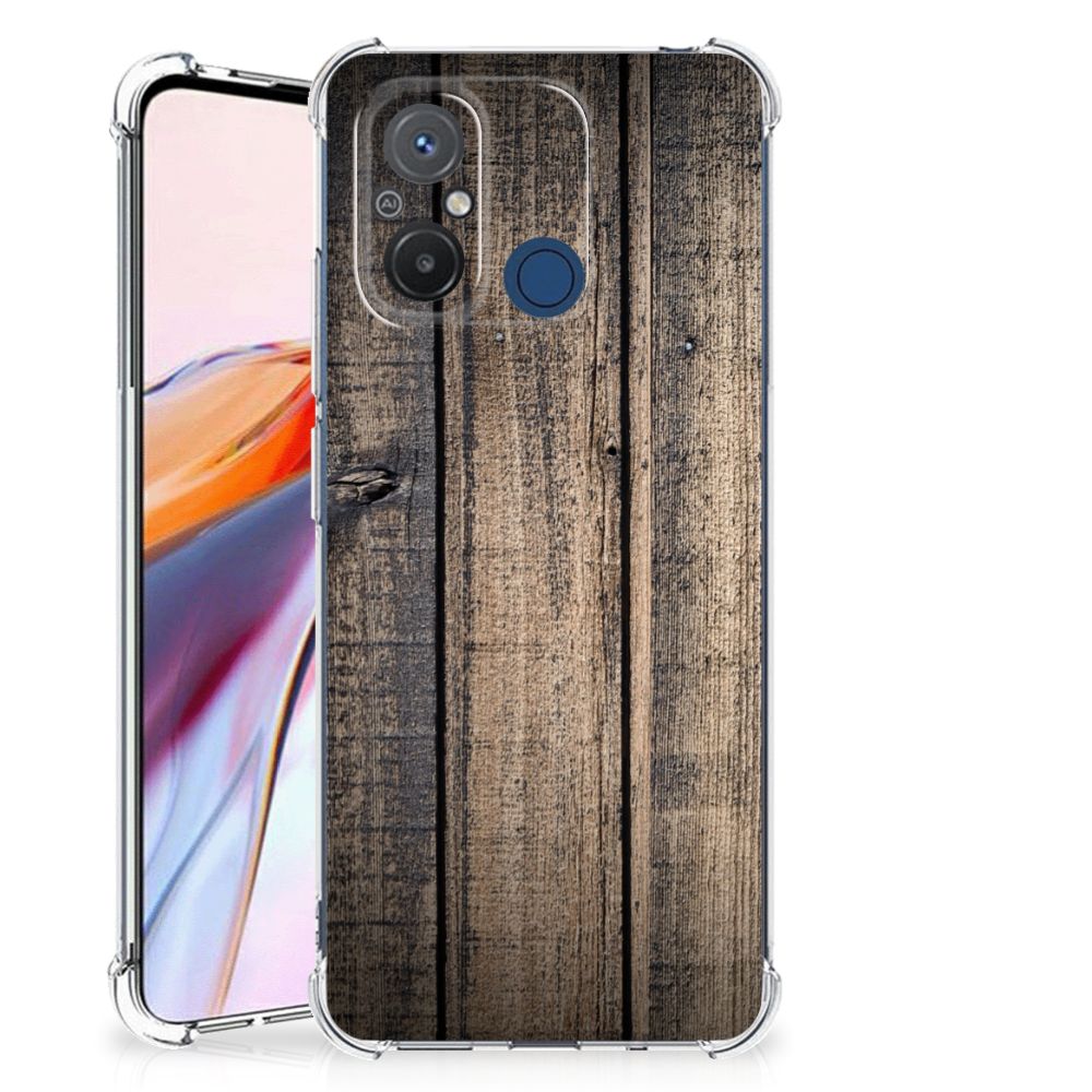 Xiaomi Redmi 12C Stevig Telefoonhoesje Steigerhout B2C Telecom