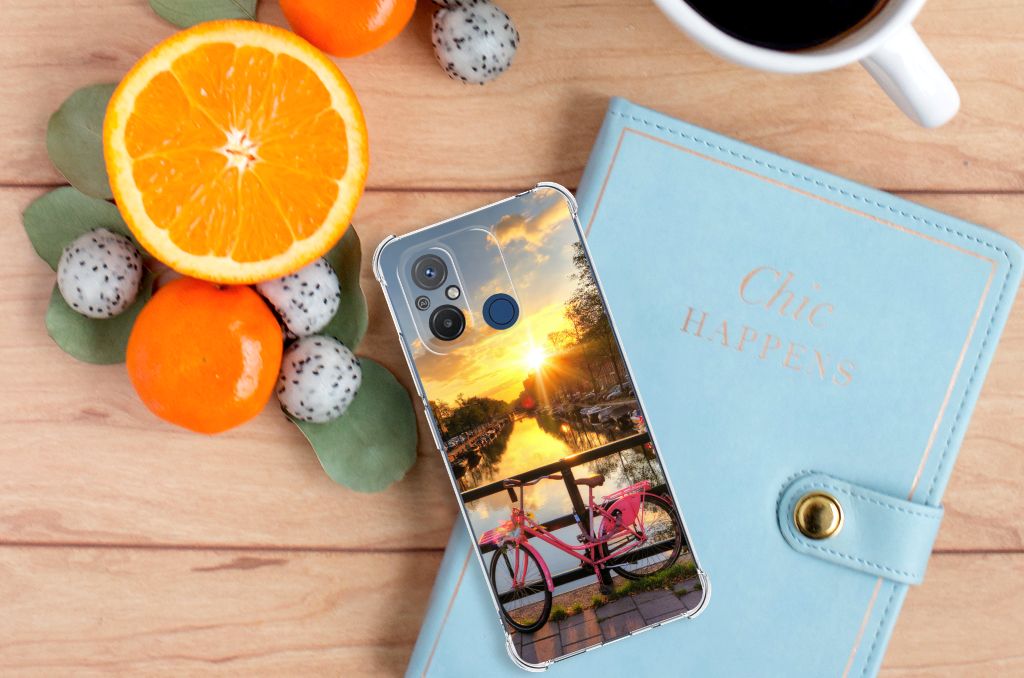 Xiaomi Redmi 12C Telefoonhoesje met valbescherming Amsterdamse Grachten B2C Telecom