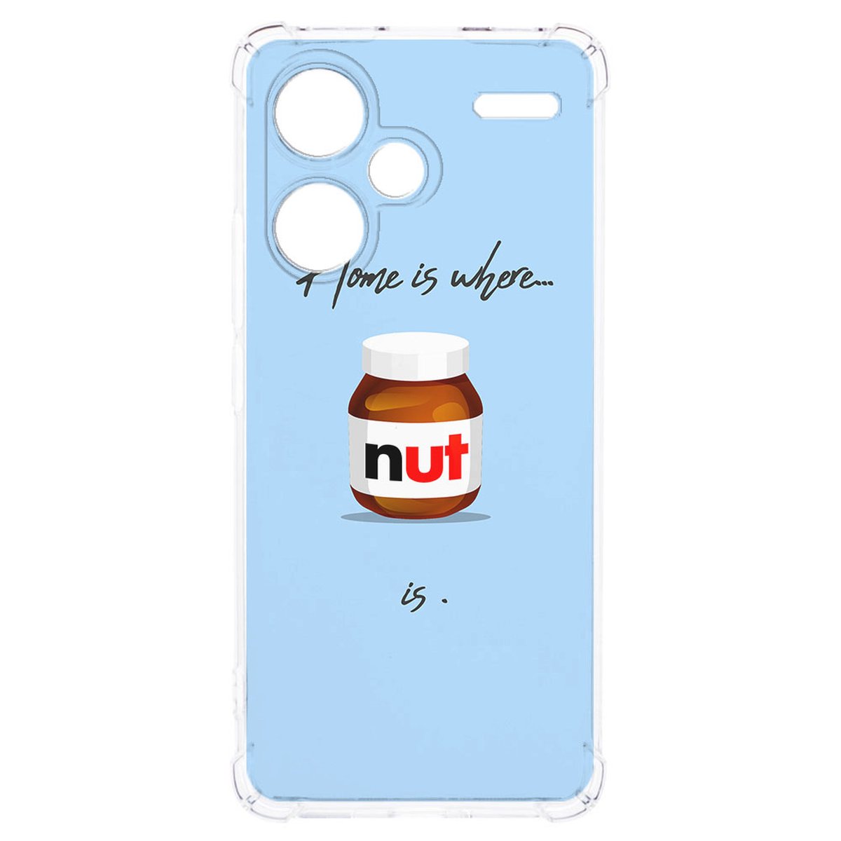 Xiaomi Redmi 13 Pro Plus Hoesje Hoesje Nut Home TPU Antishock achterkant design