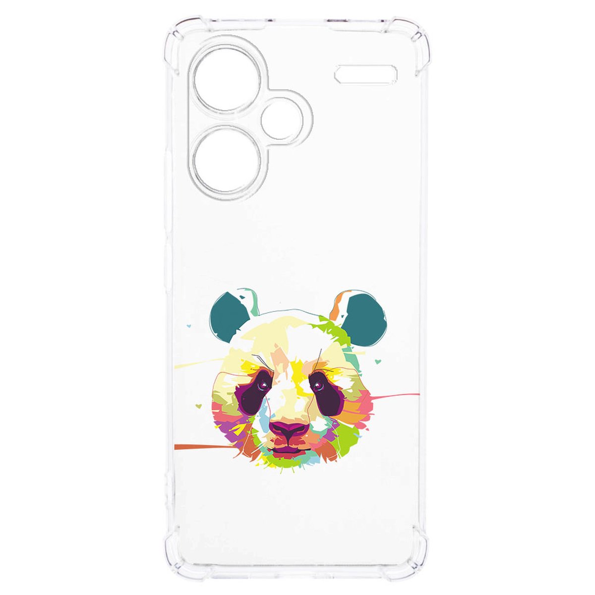 Xiaomi Redmi 13 Pro Plus Hoesje Panda Color TPU Antishock achterkant design