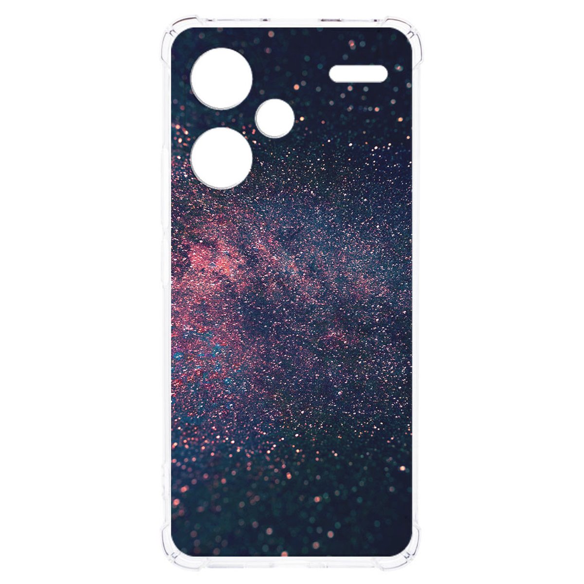Xiaomi Redmi 13 Pro Plus Hoesje Stars TPU Antishock uiterlijk design sterren