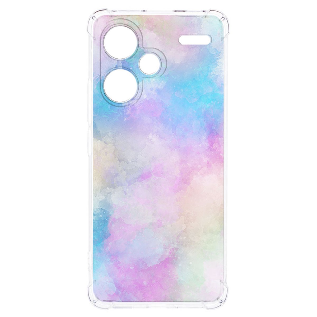 Xiaomi Redmi 13 Pro Plus Hoesje Watercolor Light TPU Antishock achterkant aquarel pastel