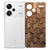 Xiaomi Redmi 13 Pro Plus Hoesje Wooden Cubes TPU Antishock houten vijfhoekig design achteraanzicht