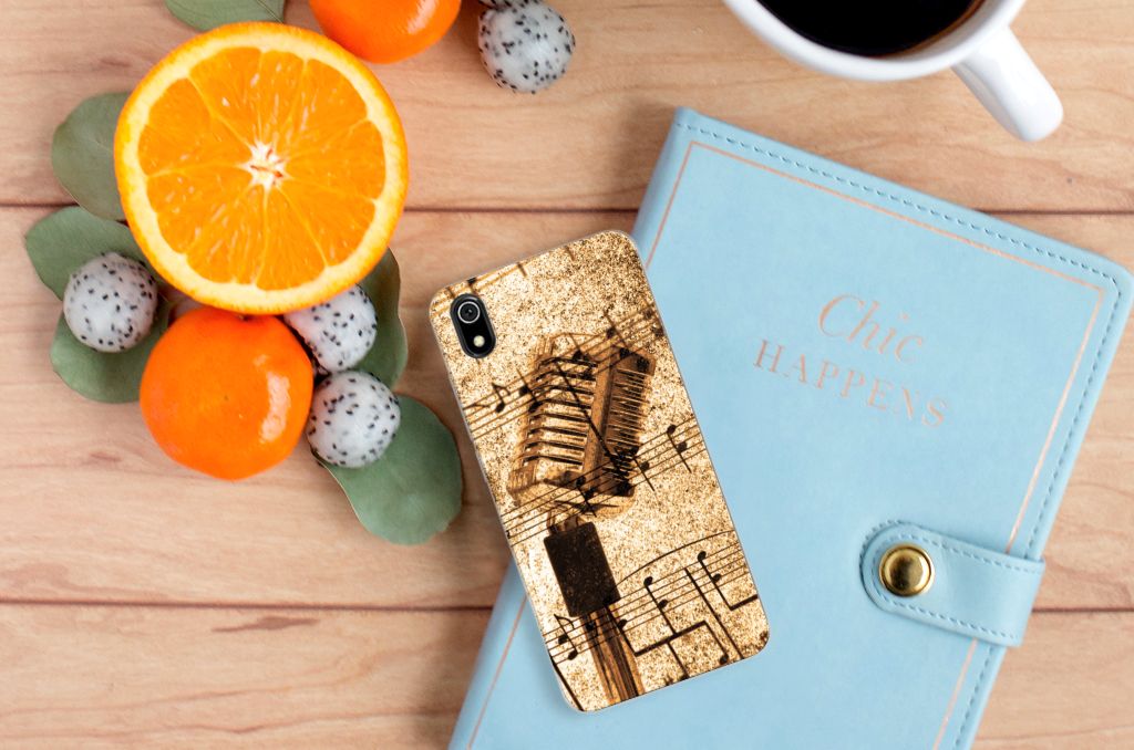 Xiaomi Redmi 7A Siliconen Hoesje met foto Bladmuziek