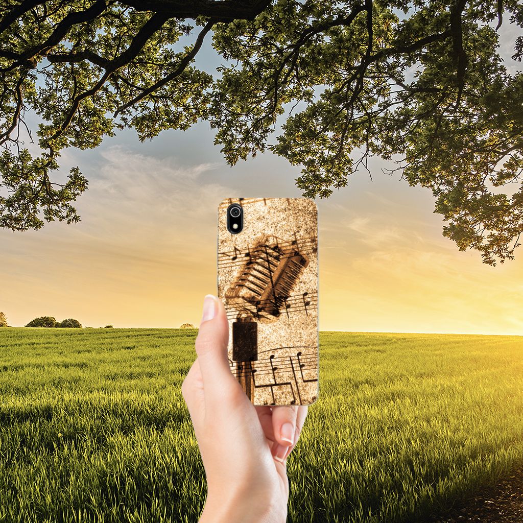 Xiaomi Redmi 7A Siliconen Hoesje met foto Bladmuziek