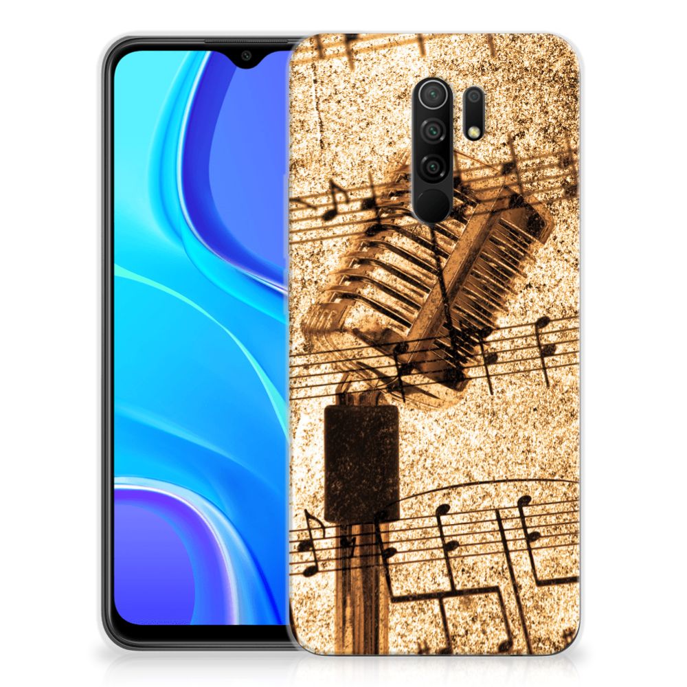 Xiaomi Redmi 9 Siliconen Hoesje met foto Bladmuziek B2C Telecom