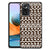 Xiaomi Redmi Note 10 Pro Back Case Aztec Brown hoesje patronen bruin