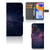 Xiaomi Redmi Note 11 Pro 5G/4G Book Case Stars boekhoes sterren inktzwart paarse blauwe kleuren