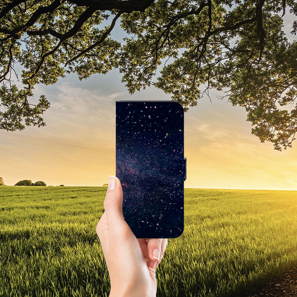Xiaomi Redmi Note 11 Pro 5G/4G Book Case Stars boekhoes sterren design aanzicht