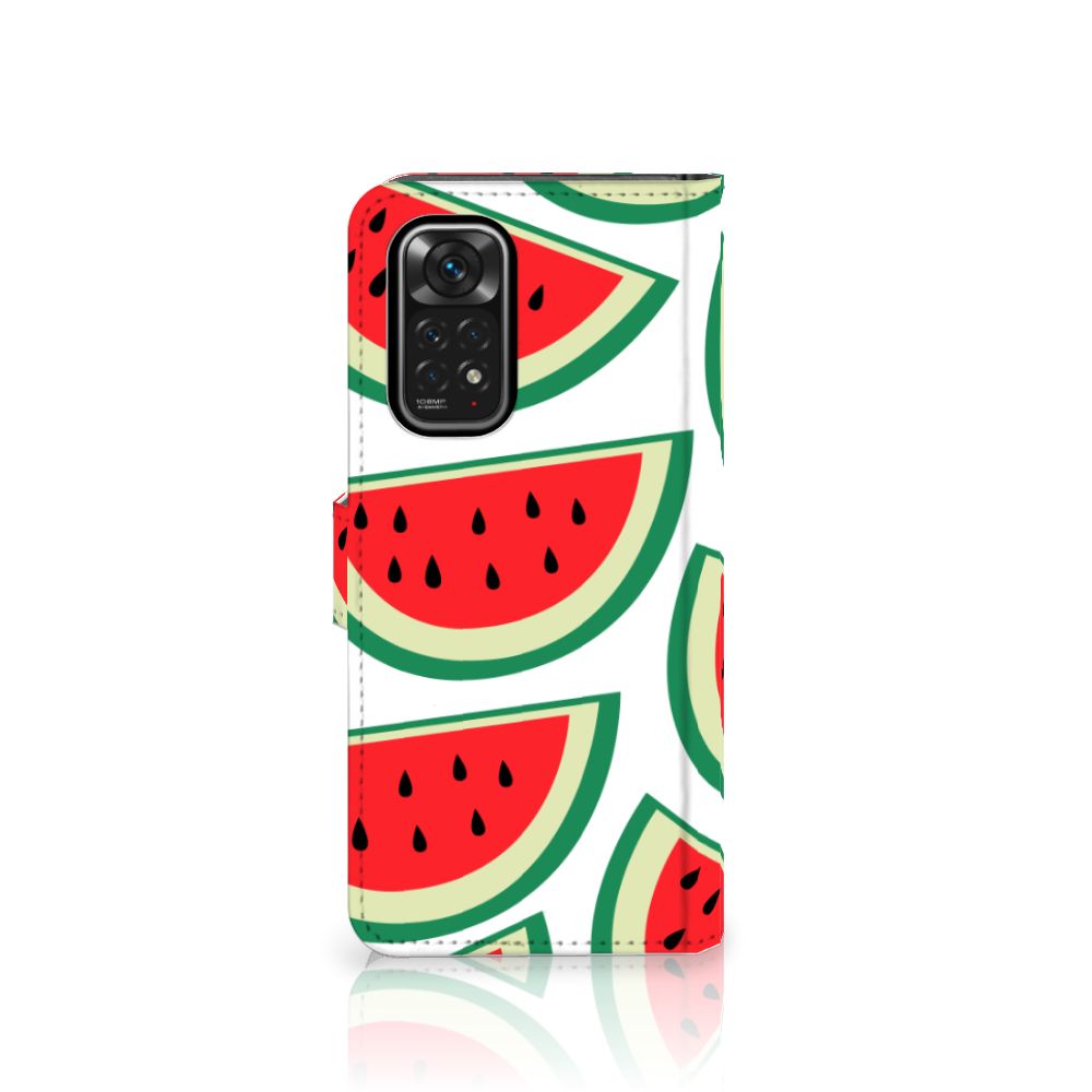 Xiaomi Redmi Note 11/11S Book Cover Watermelons watermeloen design voorkant