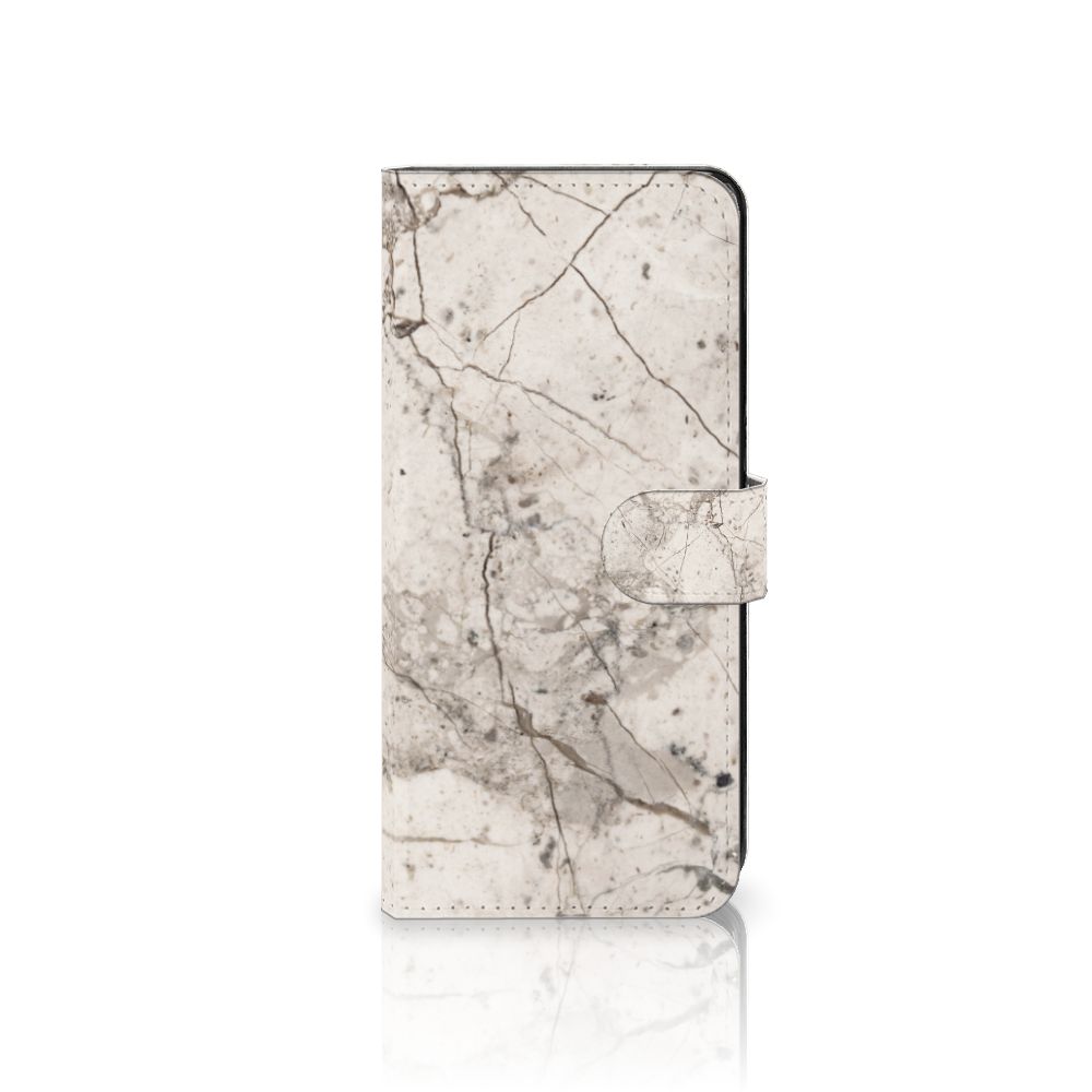 Xiaomi Redmi Note 12 4G Bookcase Marmer Beige met unieke marmeren print voor stijl en bescherming.