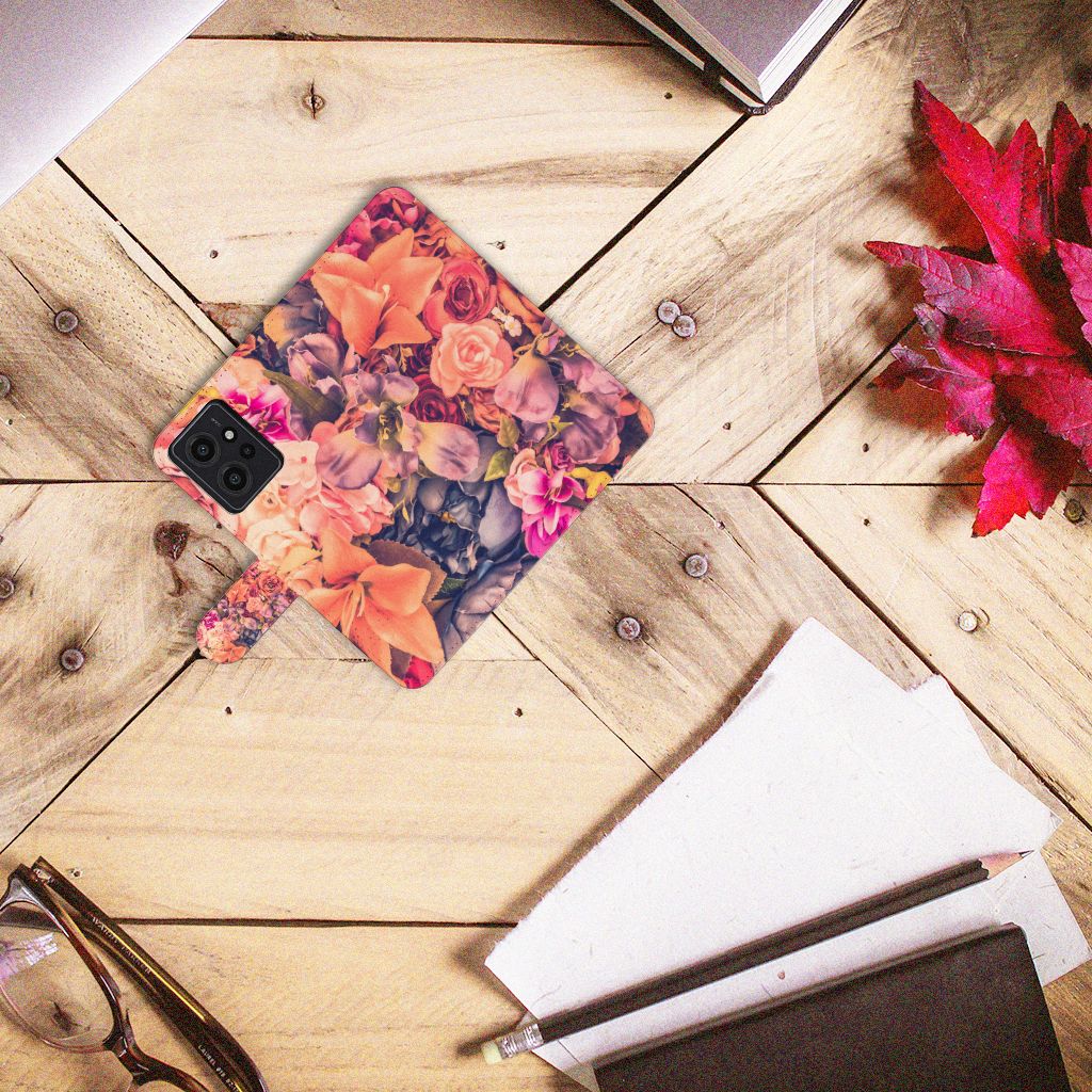 Xiaomi Redmi Note 12 4G Hoesje Bosje Bloemen met kleurrijke bloemenprint, perfect als cadeau voor uitstraling en bescherming