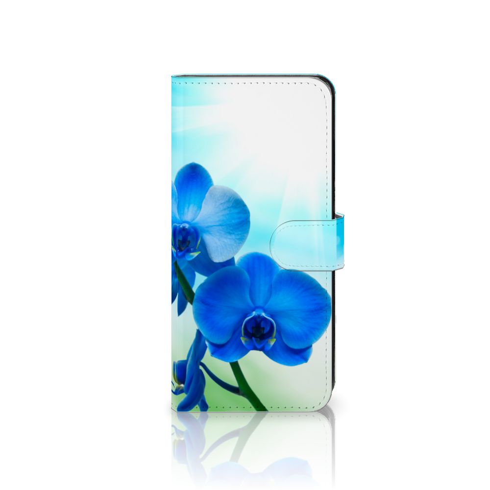 Xiaomi Redmi Note 12 4G Hoesje Orchidee Blauw hoesje orchidee blauw aanzicht