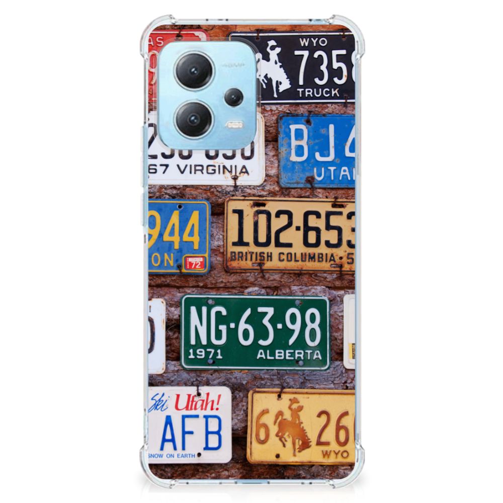 Xiaomi Redmi Note 12 5G Anti-shock Hoesje met foto Kentekenplaten B2C Telecom