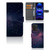 Xiaomi Redmi Note 12 5G Poco X5 Book Case Stars sterrenhemel design aanzicht
