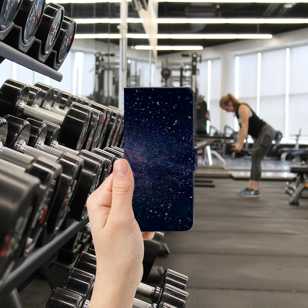 Xiaomi Redmi Note 12 5G | Poco X5 Book Case Stars design sterrenhemel hand gym