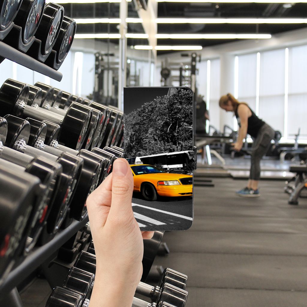 Xiaomi Redmi Note 12 5G | Poco X5 Flip Cover New York Taxi aanzicht design